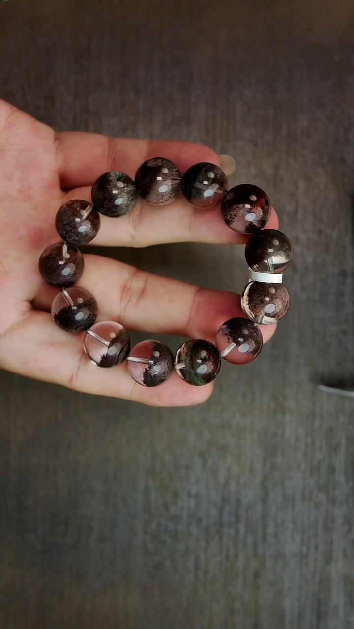 未镶嵌手链水晶四季幽灵 16m高货