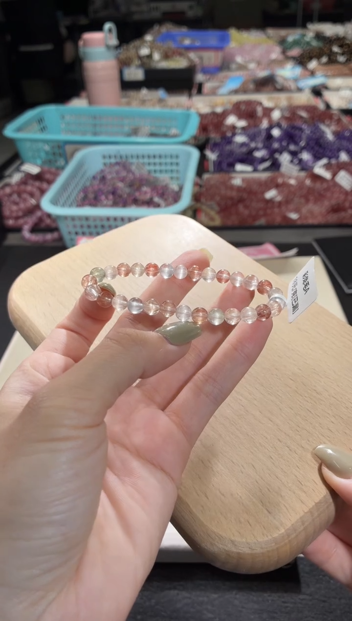 未镶嵌手链水晶484号 多样性发一K  6+