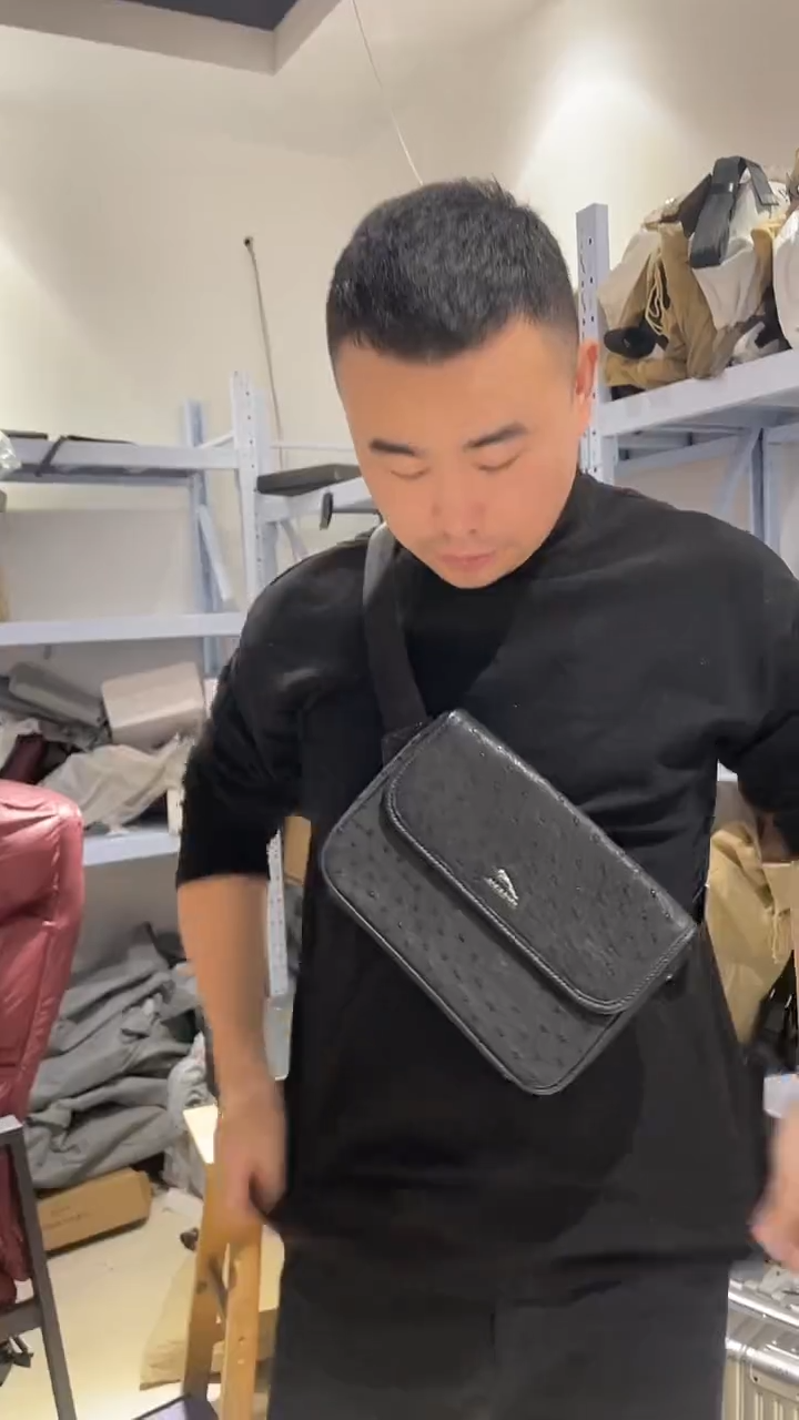鸵鸟皮（革）707品牌男包清货中（不要卡单，理性消费）