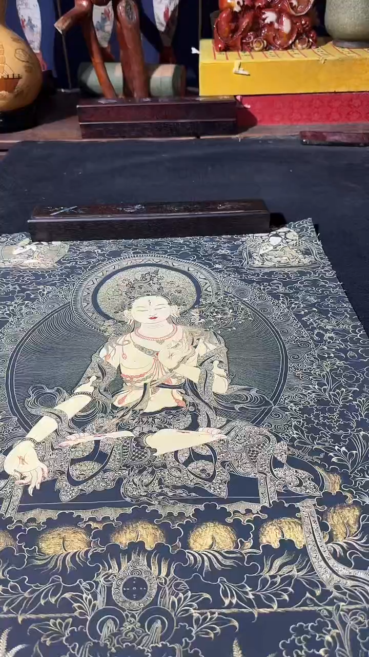 卷轴画藏式珍藏彩绘艺术馆3