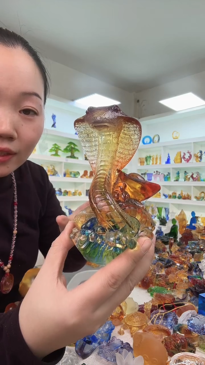 手工艺品琉璃新蛇