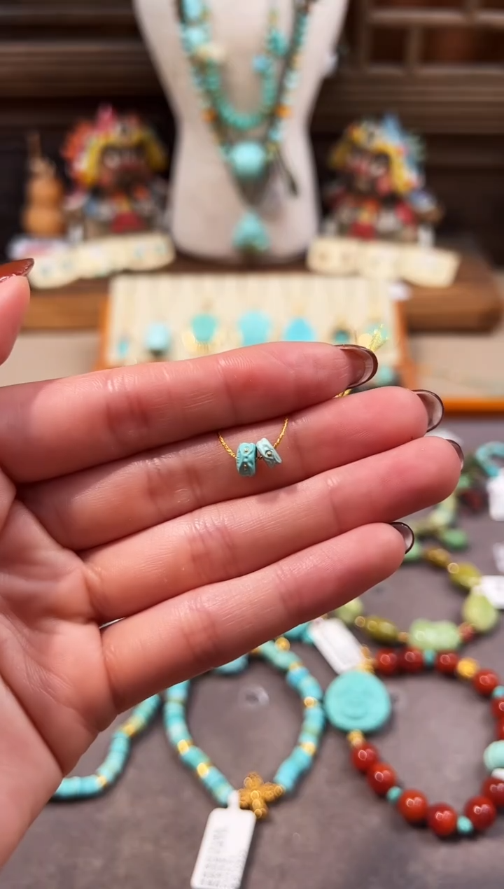 未镶嵌绿松石配饰醒狮