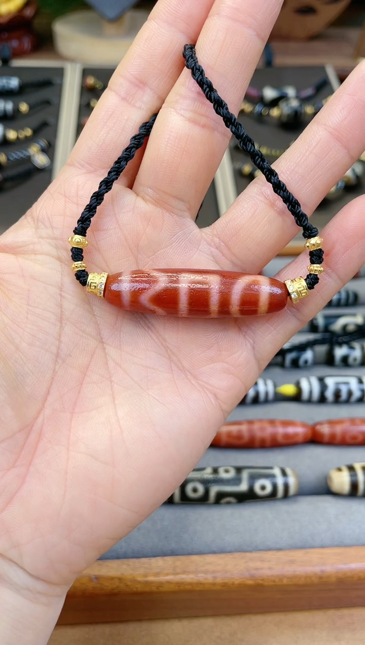 【闪购商品】玛瑙/玉髓未镶嵌颈饰美泓精品高油红肉息增怀颈饰