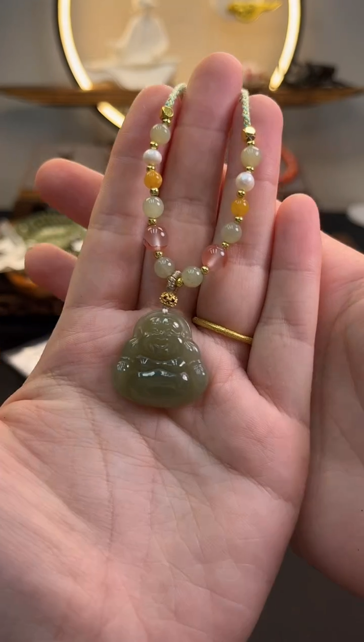 吊坠(赠链)未镶嵌和田玉货号1509