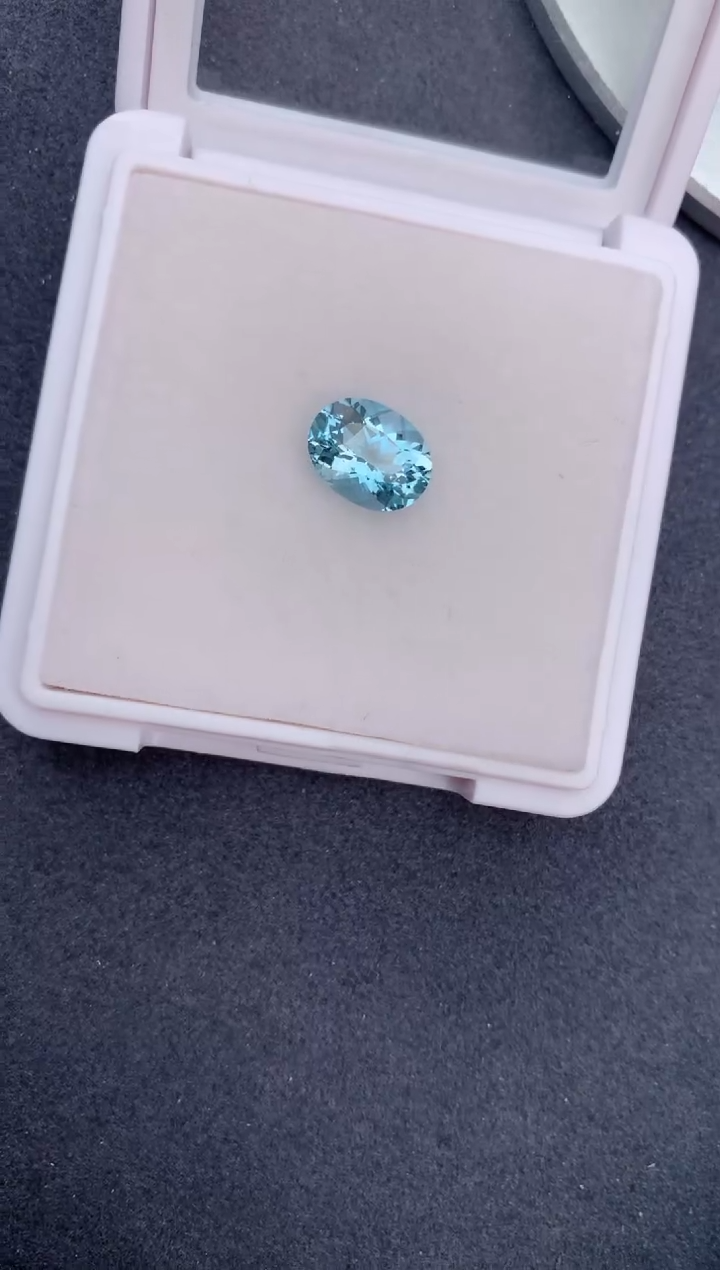 【闪购商品】海蓝宝石裸石未镶嵌2.9ct海蓝宝