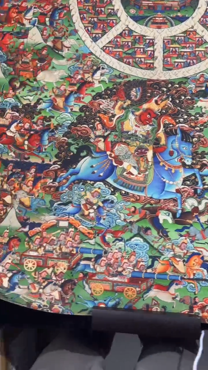 装裱画唐卡藏艺阁精美绘画作品TK16060