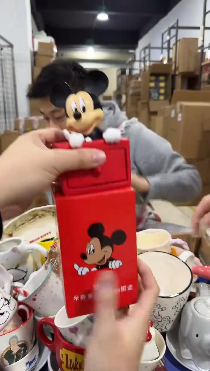 瓷片米奇抽屉首饰盒