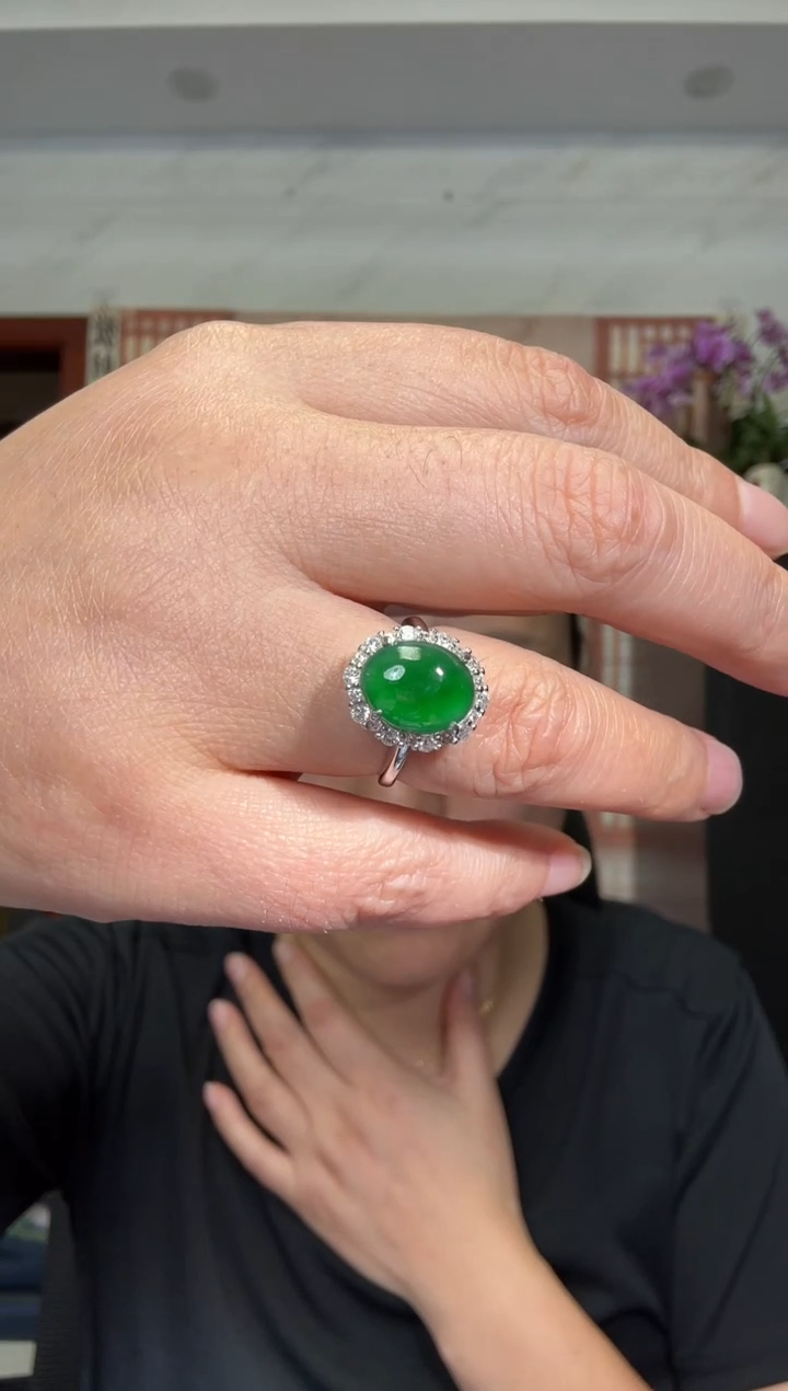 颈饰银S925镶嵌翡翠00002773