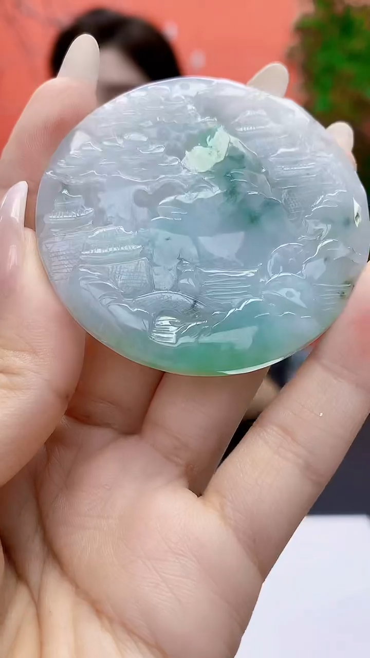未镶嵌定制翡翠4829ty-毛货挂件182
