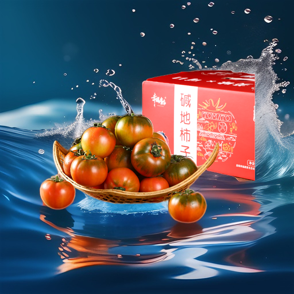 盘锦碱地柿子草莓柿子