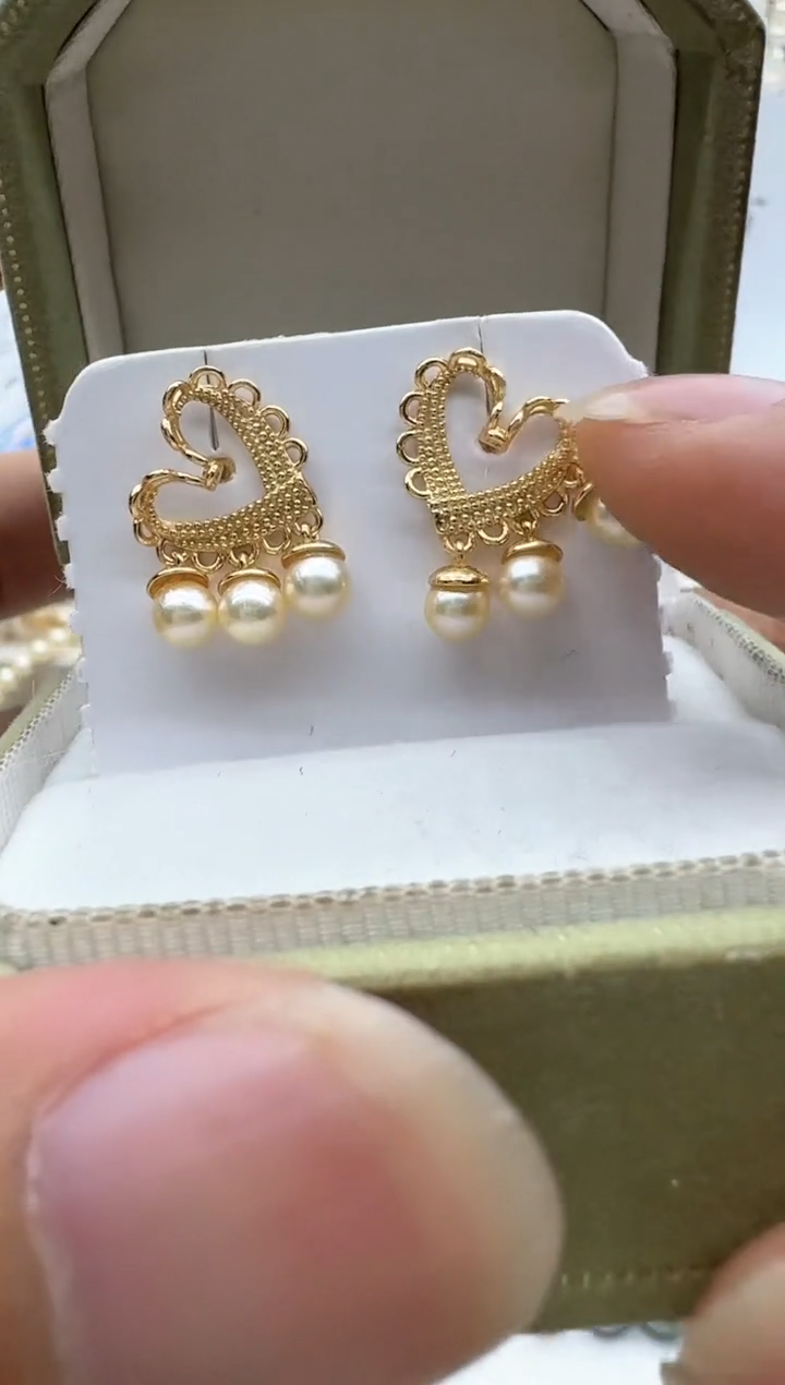 【闪购商品】海水珍珠耳饰银S925镶嵌清货