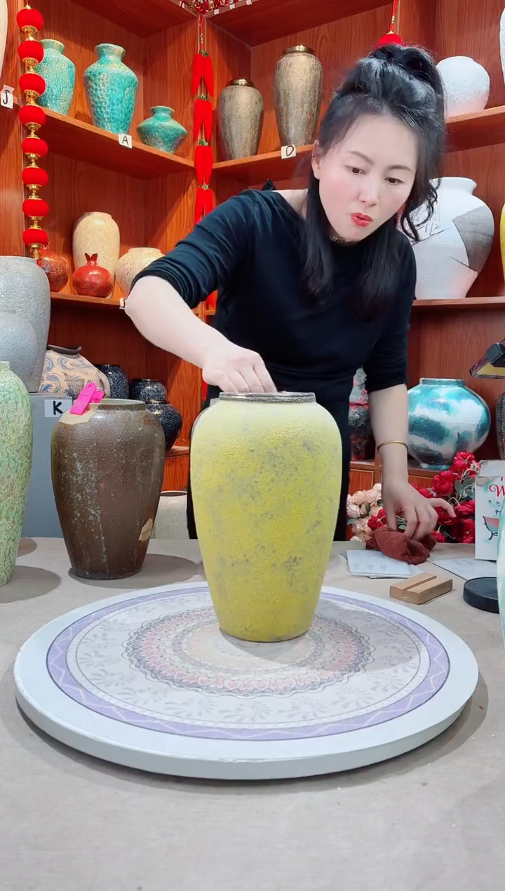 【闪购商品】瓶陶瓷花瓶 无花 微瑕a29  