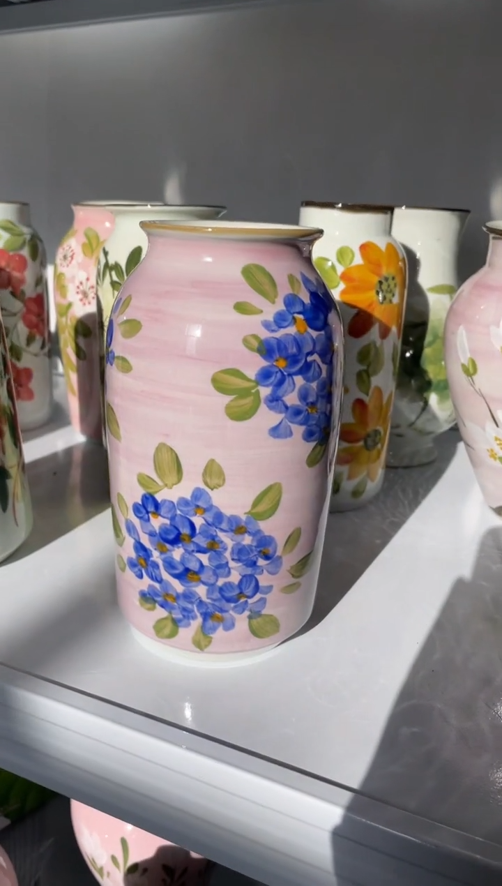 瓶陶手工绘画陶瓷