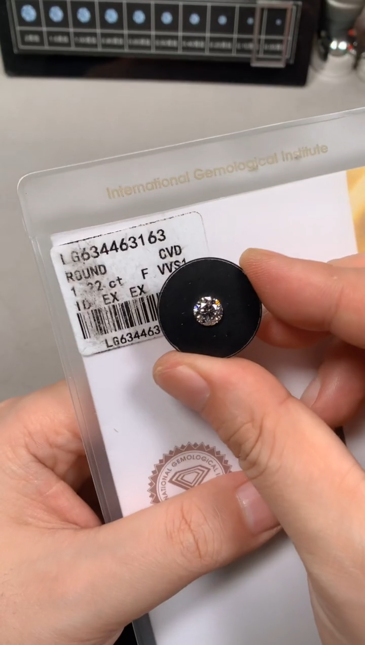 【闪购商品】实验室培育钻石裸石未镶嵌1.22F634463163