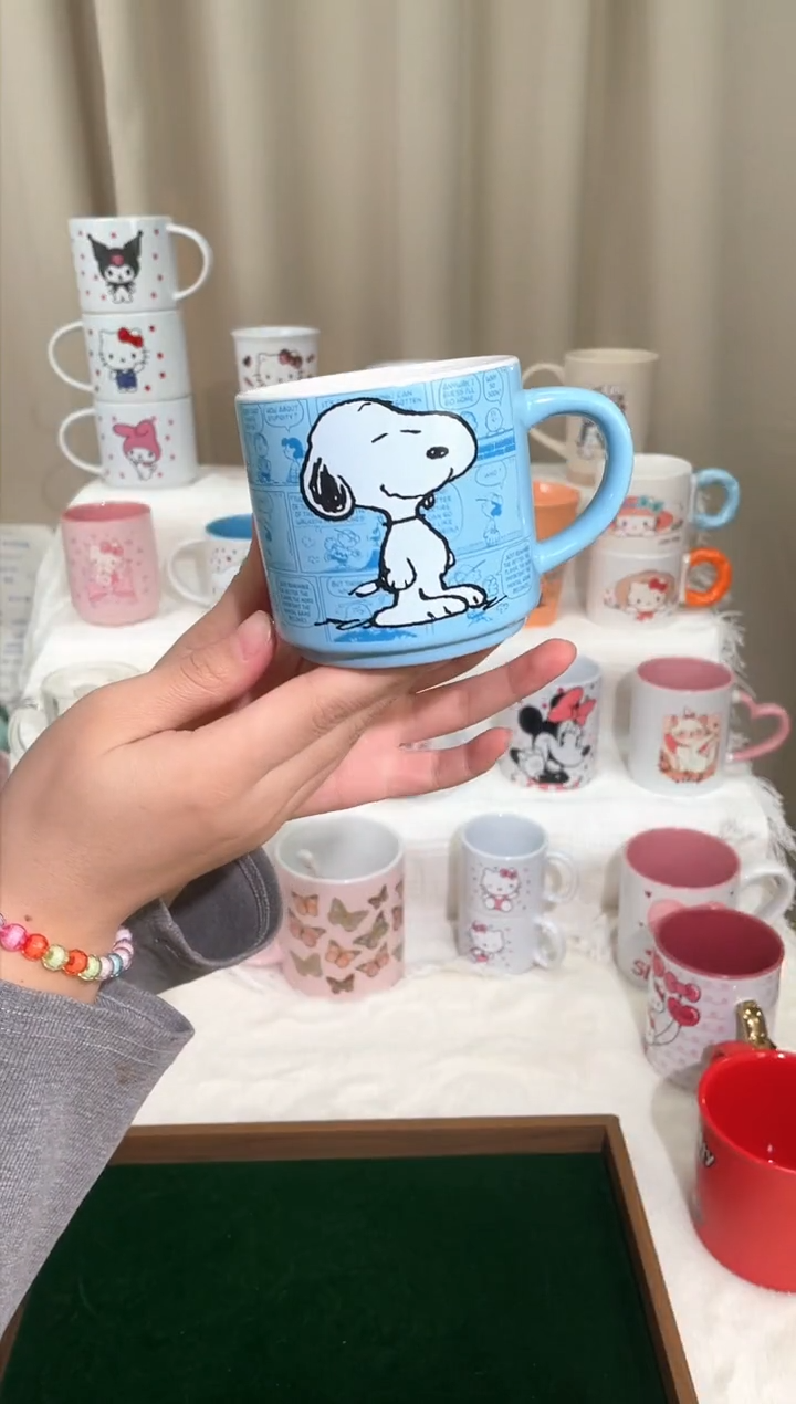 【闪购商品】陶瓷无盖款卡通陶瓷马克杯