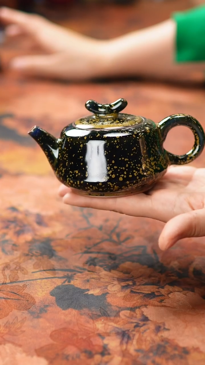 【闪购商品】瓷片415金阁茶器 不带礼盒