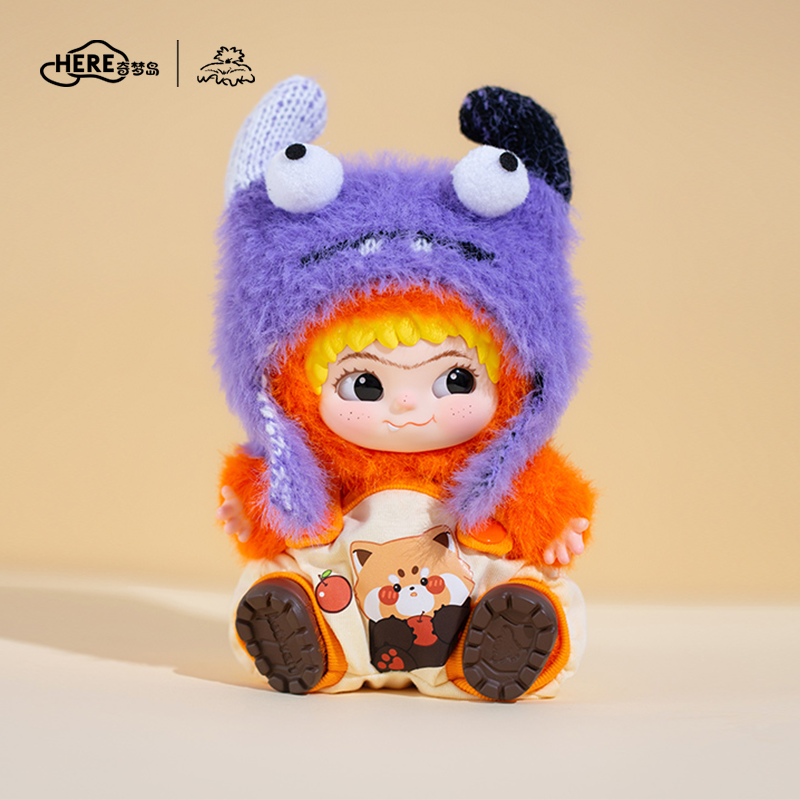 奇梦岛毛毛潮趣派对系列娃衣 小浣熊连体裤