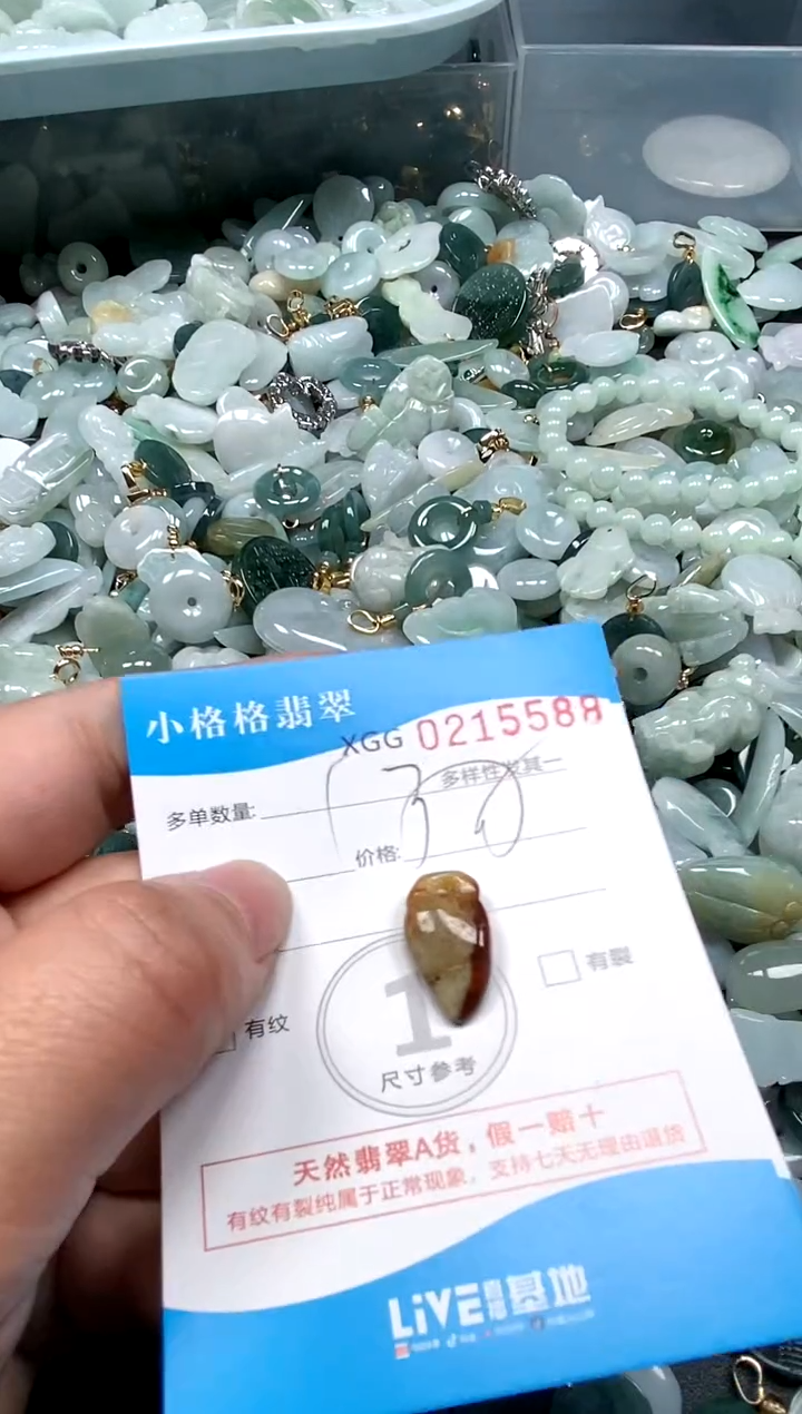 【闪购商品】翡翠颈饰未镶嵌闪购商品0215588
