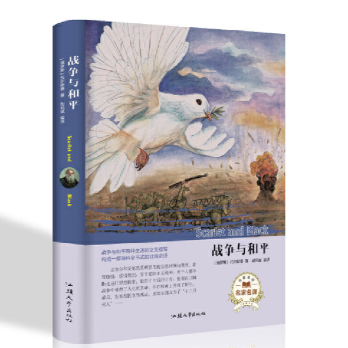 战争与和平全译本小学生版初中版世界经典名著畅销小说中文书籍