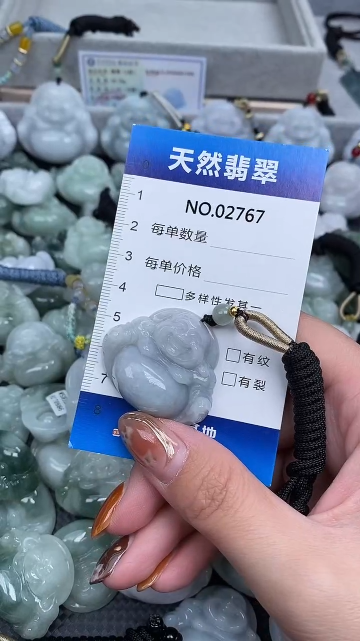 颈饰未镶嵌翡翠纯天然A货翡翠2767