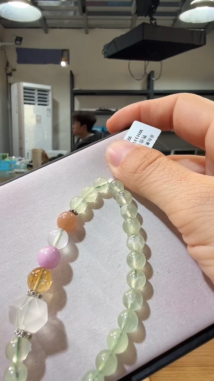 未镶嵌葡萄石手串优0045 约7mm