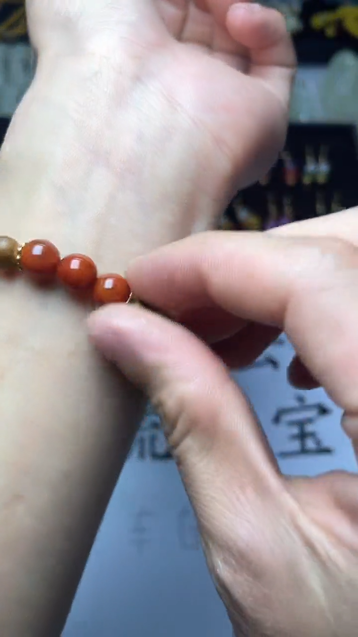 【闪购商品】南红玛瑙手链合金手串