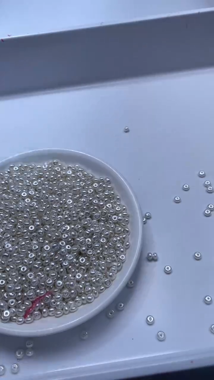 未镶嵌颈饰拼合珍珠（马贝珠）W281-贝珠算盘4*2mm*30颗