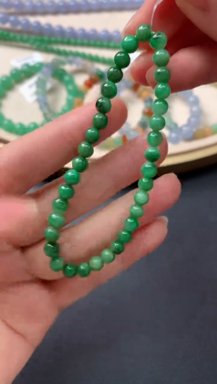 【闪购商品】翡翠手串未镶嵌Z925|680