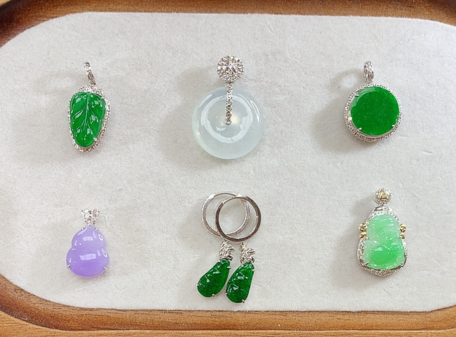 精品镶嵌翡翠吊坠礼包11.16-多样性发其一4