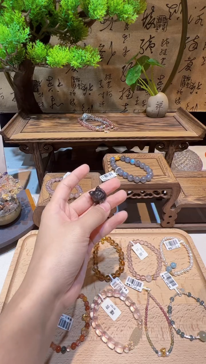 未镶嵌黑曜岩吊坠(不含链)手饰@@