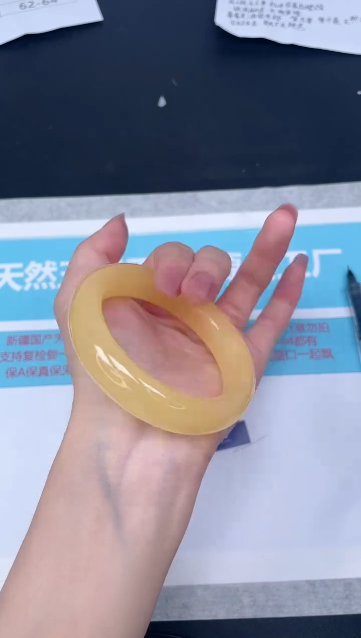 未镶嵌手镯石英质玉w218-56.2