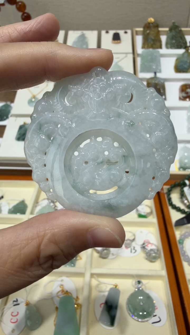 未镶嵌挂件翡翠A货翡翠多样性孤品