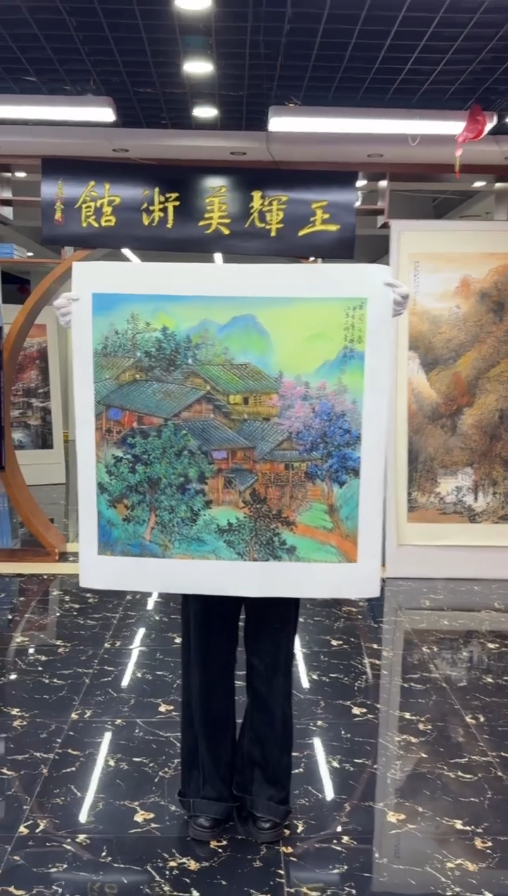 国画国画绘画山水花鸟