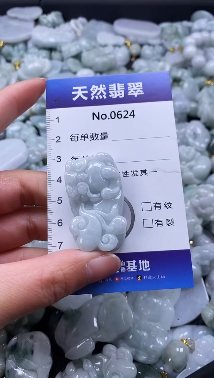 【闪购商品】翡翠颈饰未镶嵌缅甸A货翡翠0624