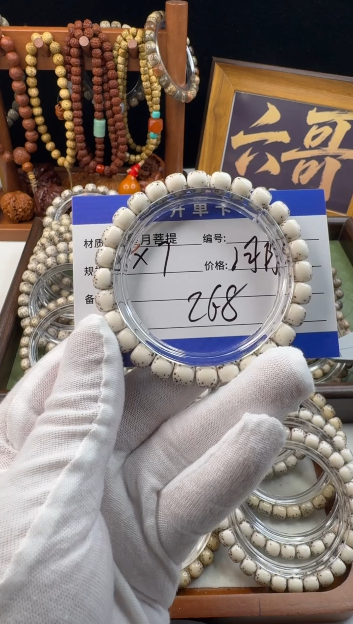 手串星月菩提陳*.星月菩提河豚