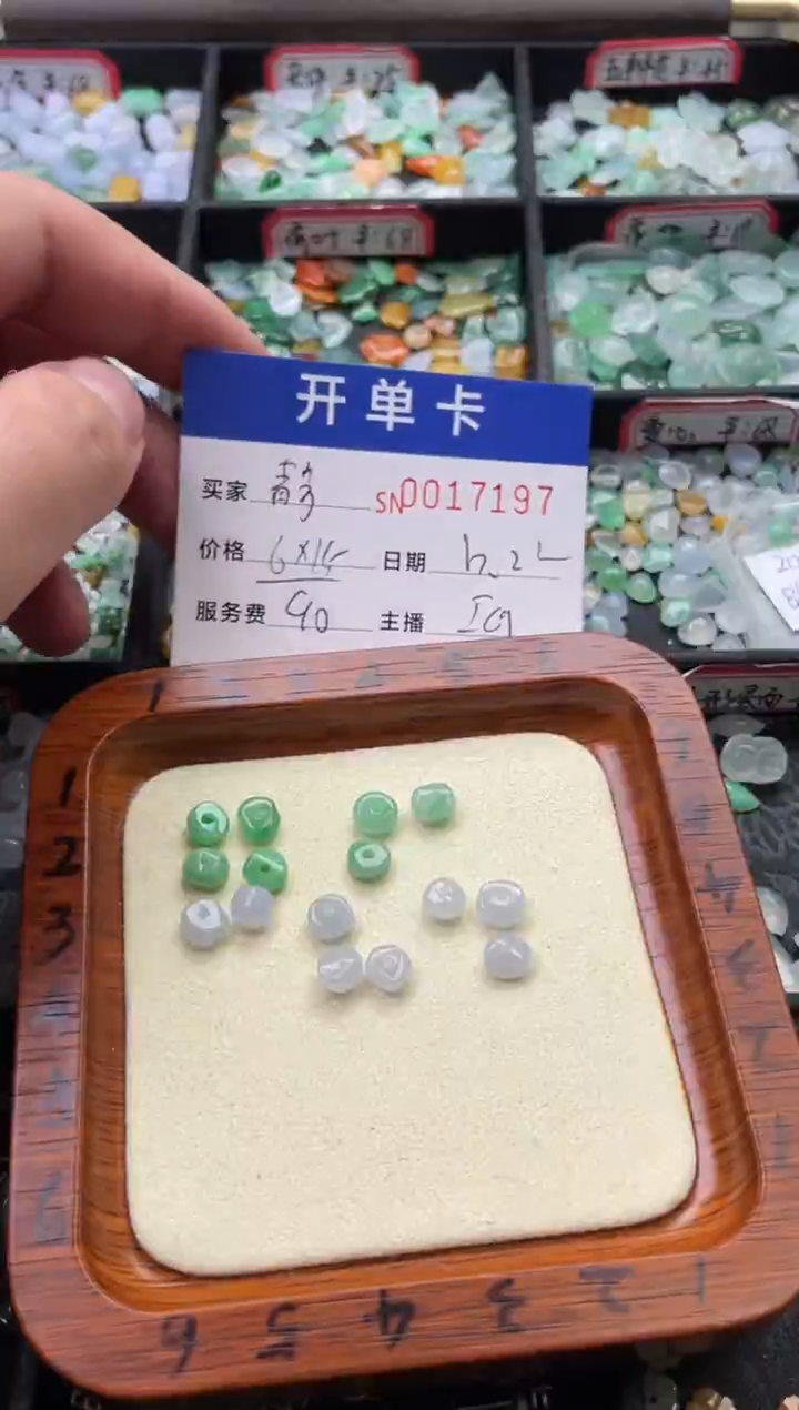 颈饰未镶嵌翡翠静*17197