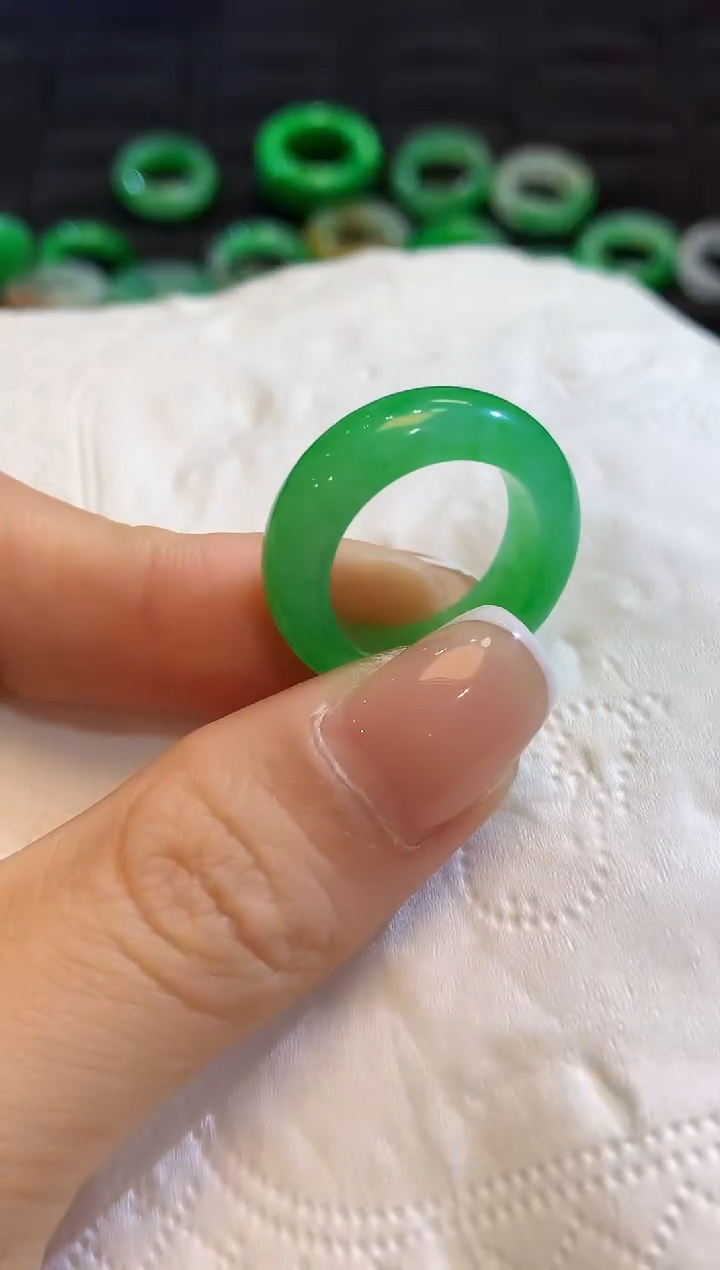 未镶嵌戒圈翡翠D3310-12圈口