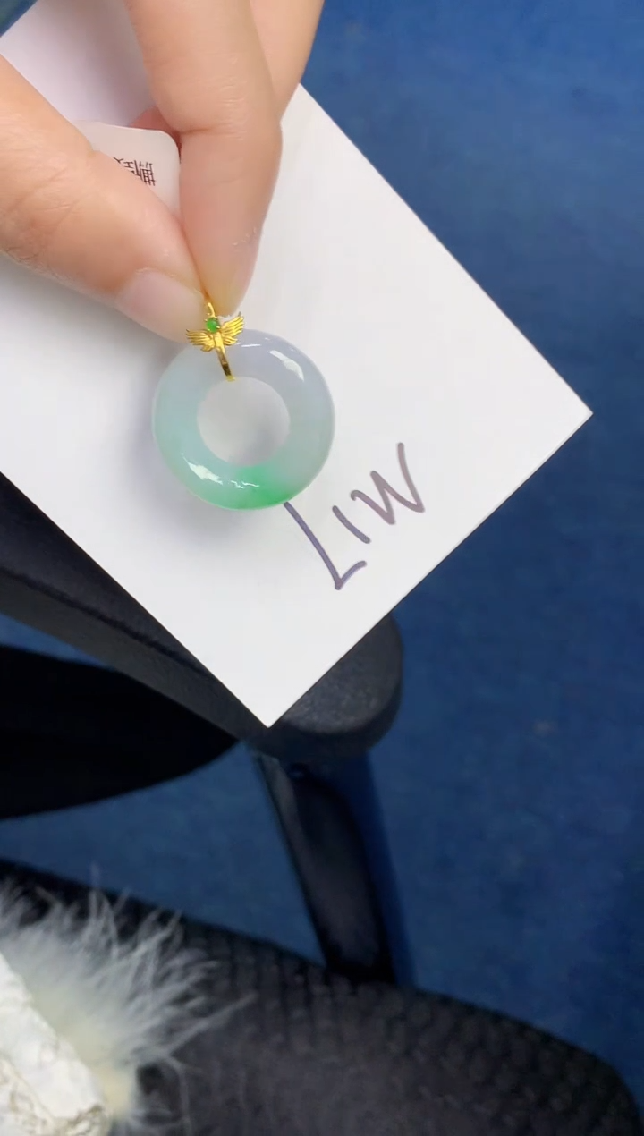 【闪购商品】翡翠颈饰18K金镶嵌000000000