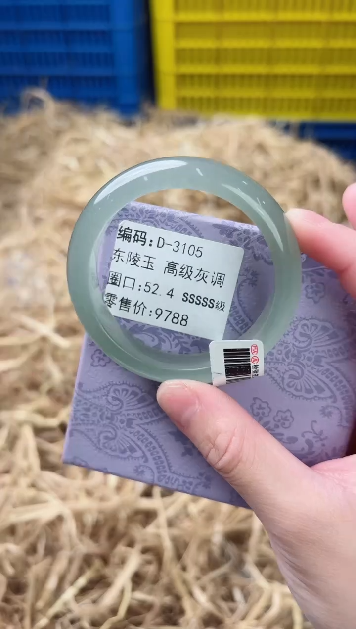 未镶嵌手镯石英质玉D-3105