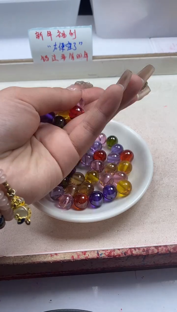 【闪购商品】尖晶石颈饰未镶嵌x132彩锆*石12mm*3颗