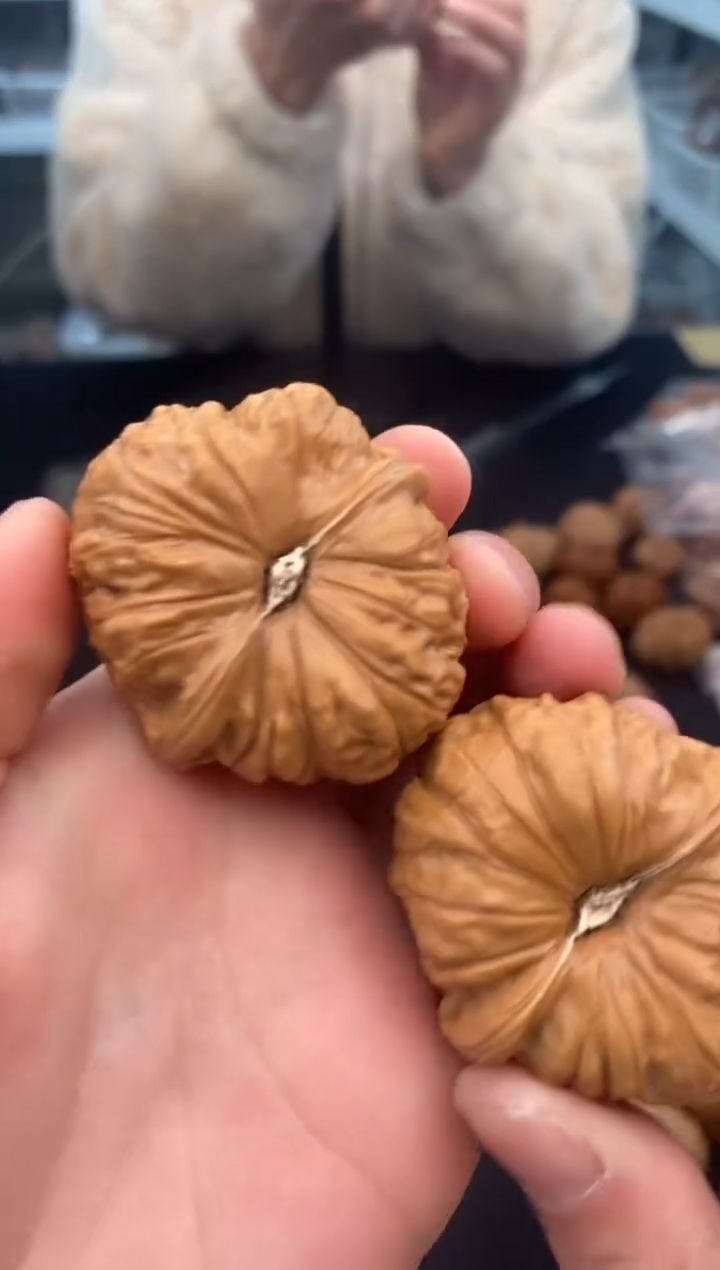 【闪购商品】文玩核桃把件南瓜墩42-t257