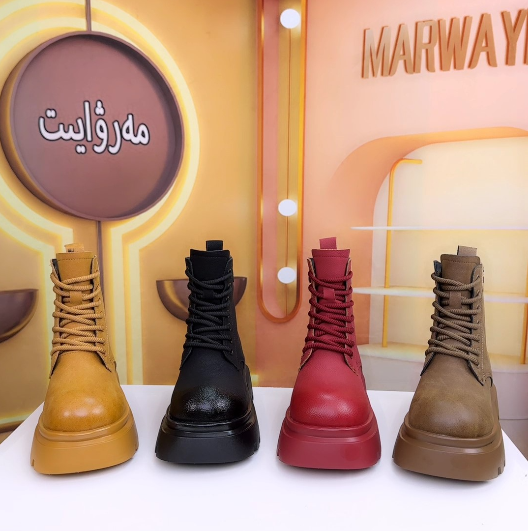 RR-新款2025时尚爆款马丁靴百搭推荐加绒阔腿裤专用鞋子百搭款