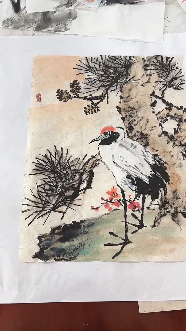 国画直播福利/国画/花鸟