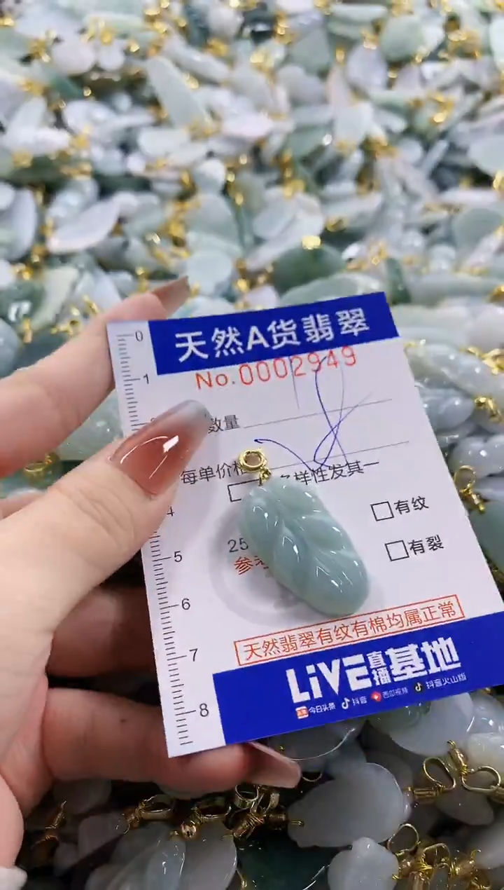 颈饰未镶嵌翡翠天然A货翡翠