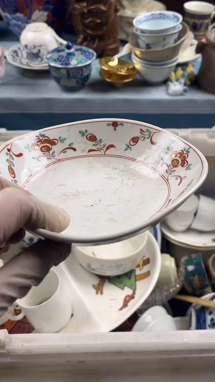 瓷片小**影英歌瓷器满28包邮