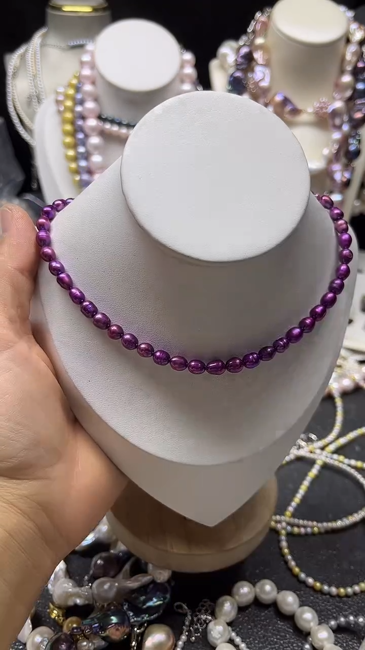 颈饰未镶嵌淡水珍珠多人