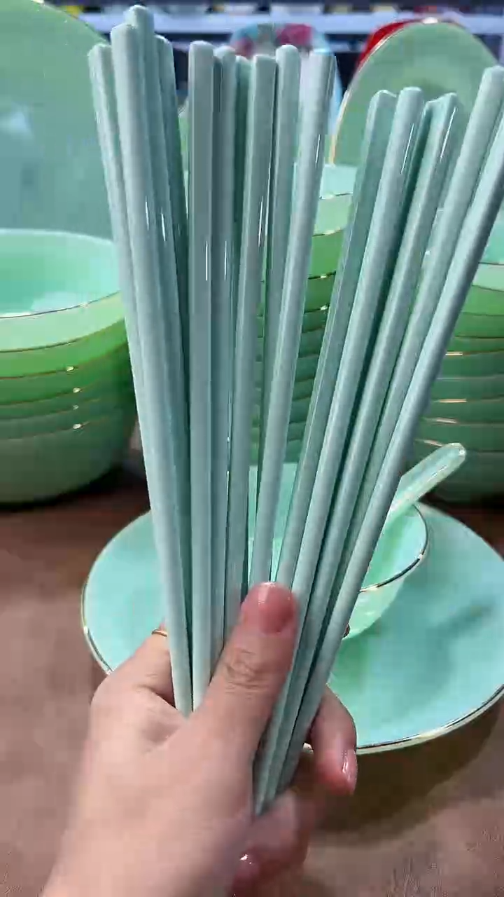 玉瓷筷子十双景德镇餐具