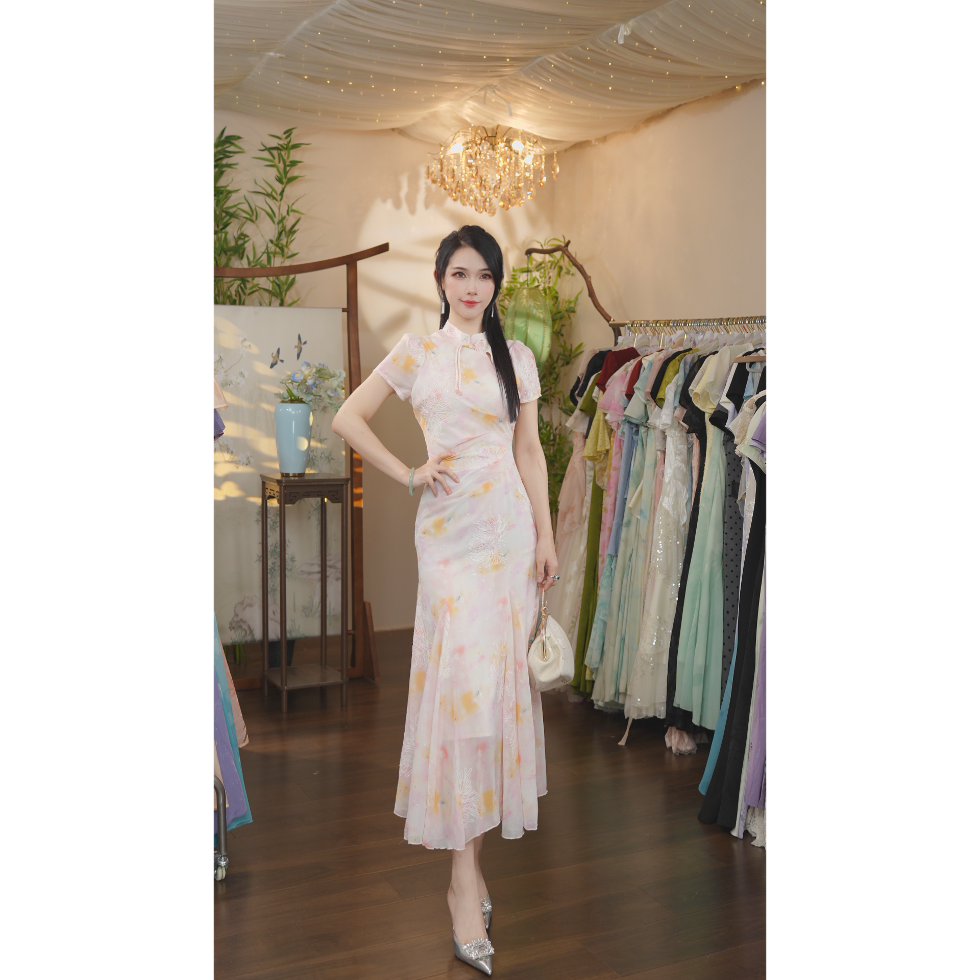 七姐原创-桃桃心事-1290 连衣裙（X1166）