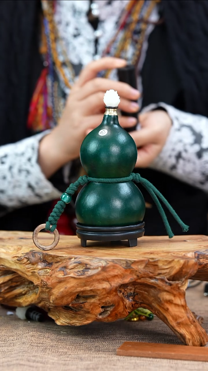 【闪购商品】187—光岳葫天然大漆酒葫芦不含漆珠