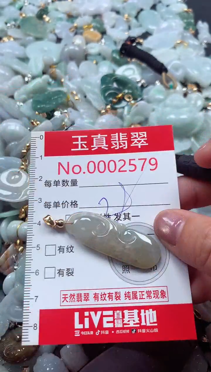 吊坠(不含链)未镶嵌翡翠2579